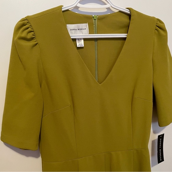 DONNA MORGAN CITRUS GREEN DRESS - Picture 2 of 6